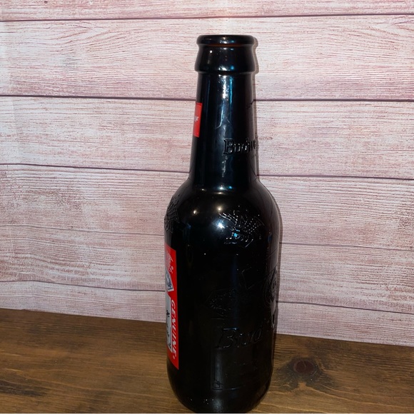 Budweiser Oversize Bottle - Giant Glass Bottle 14.5 in -Coin Bank Collectible - Picture 7 of 11